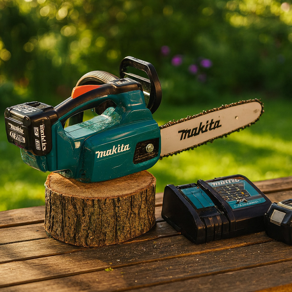 Kettensäge, elektrisch mit Akku Bild 1